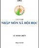 Giáo trình Nhập môn xã hội học - Lê Minh Chiến