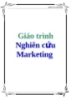 Giáo trình Nghiên cứu Marketing