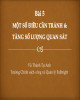 Bài giảng Phương pháp nghiên cứu và phân tích chính sách: Bài 5 - Một số điều cần tránh và tăng số lượng quan sát