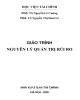 Giáo trình Nguyên lý quản trị rủi ro: Phần 2 - PGS. TS Nguyễn Lê Cường