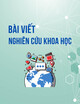 Các tiêu chí xây dựng môi trường văn hóa ở khu du lịch quốc gia trên cơ sở tiếp cận bộ tiêu chí về điểm đến của hội đồng du lịch bền vững toàn cầu